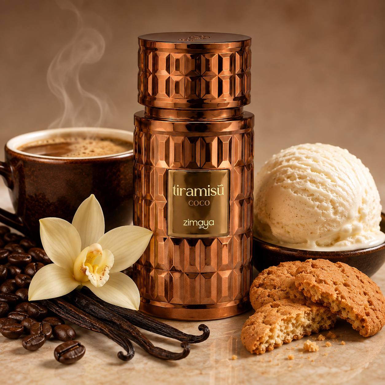 Zimaya Tiramisu Coco Eau de Parfum 100ml Image 3