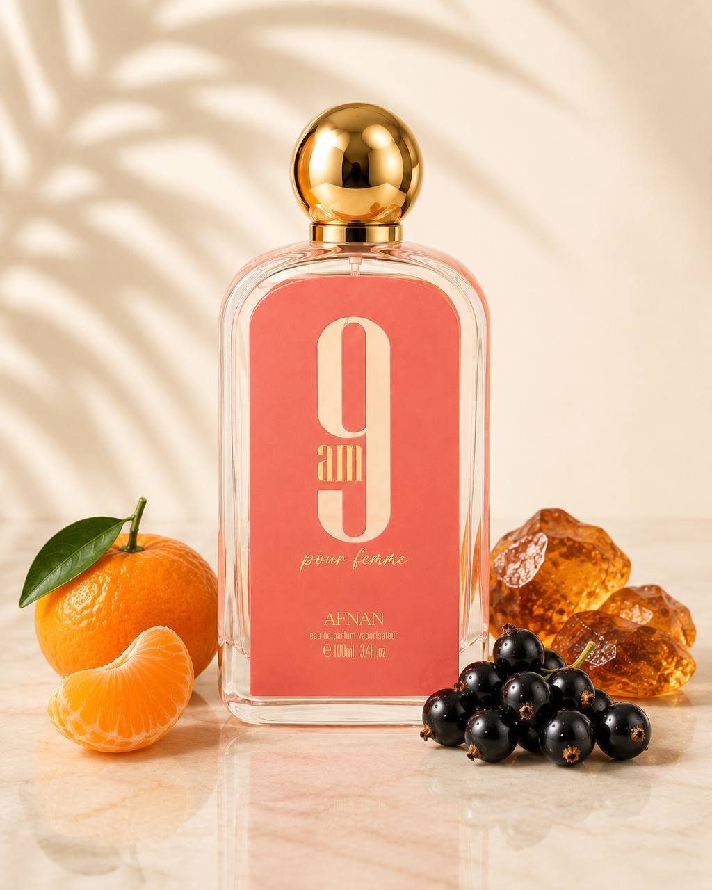Afnan 9 AM Pour Femme Eau de Parfum 100ml Image 3