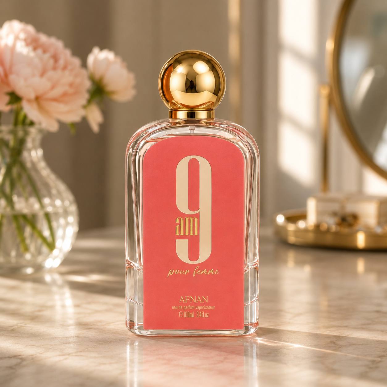 Afnan 9 AM Pour Femme Eau de Parfum 100ml Image 4